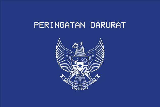 bendera peringatan darurat